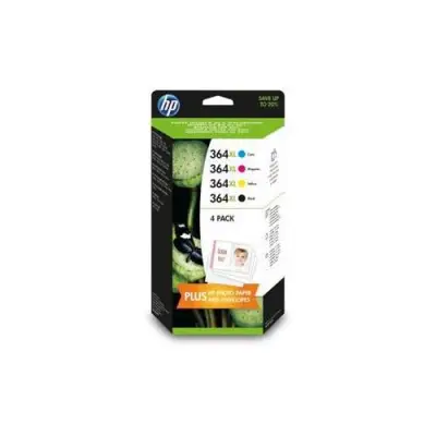 Kit Cartus Cerneala HP no 364XL - Black, Cyan, Magenta, Yellow N9J74AE
