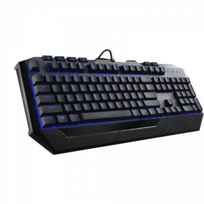 Kit Cooler Master Storm Devastator II Tastatura Blue LED, USB, Black + Mouse optic, Blue LED, USB, Black