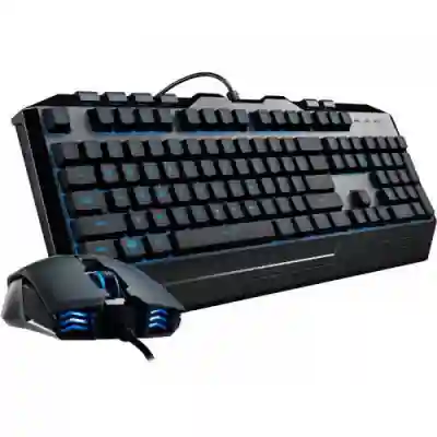Kit CoolerMaster Devastator 3 Tastatura RGB LED, USB, Black + Mouse optic RGB LED, USB, Black