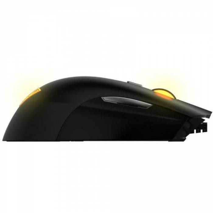 Kit Gamdias Mouse optic OUREA E1, RGB LED, USB, Black + Mouse Pad NYX E1, Black