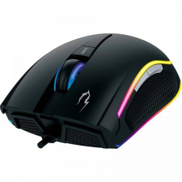 Kit Gamdias Mouse optic Zeus E1, RGB LED, USB, Black + Mouse Pad NYX E1, Black