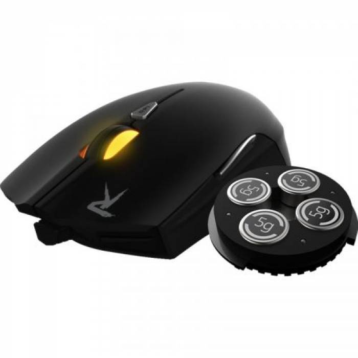 Kit Gamdias - Tastatura ARES 7 COLOR GKB6011, RGB LED, USB, Black + Mouse optic Ourea FPS GMS5501, LED, USB, Black