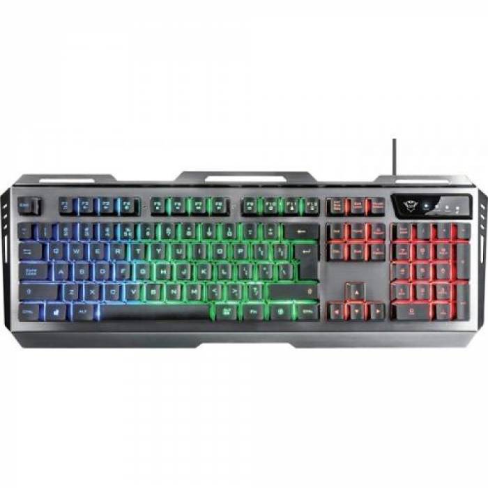 Kit Gaming GXT 845 Tural - Tastatura, USB, Grey + Mouse Optic, USB, Grey