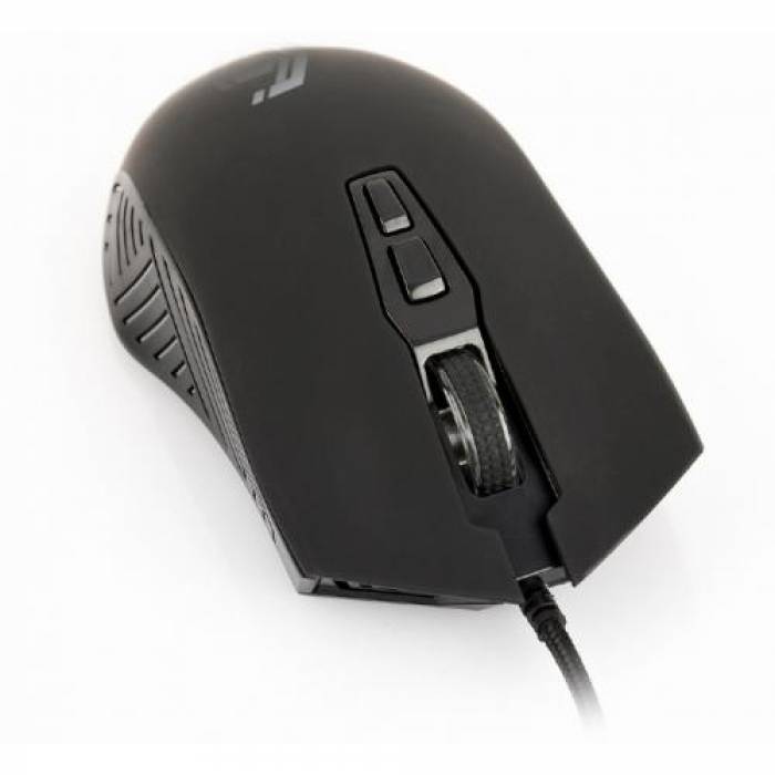 Kit Gembird IVAR TWIN - Tastatura, RGB LED, USB, Black + Mouse Optic, USB, Black