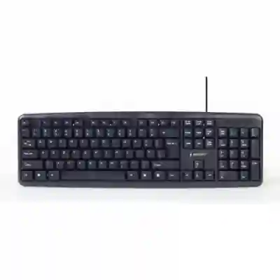 Kit Gembird KBS-UO4-01 - Tastatura, USB, Black + Mouse Optic, USB, Black + Casti cu microfon, Black + Mouse Pad, Black