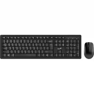 Kit Genius 31330007400 - Tastatura, USB, Black + Mouse Optic, USB, Black