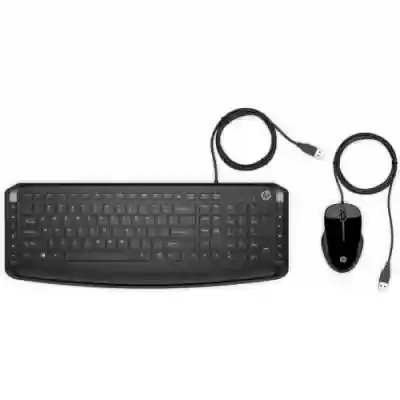 Kit HP Pavilion 250 - Tastatura, USB, Black  + Mouse Optic, USB, Black