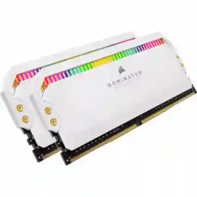 Kit memorie Corsair Dominator Platinum RGB 16GB, DDR4-3200MHz, CL16, Dual Channel