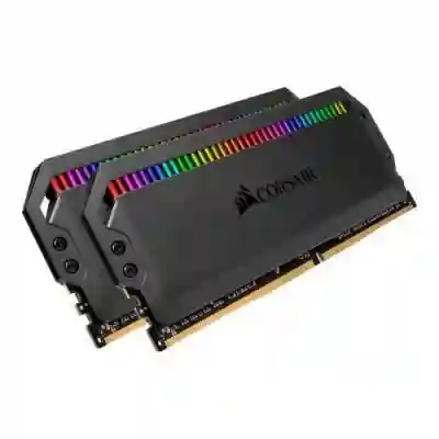 Kit memorie Corsair Dominator Platinum RGB 16GB, DDR4-3600MHz, CL18, Dual Channel