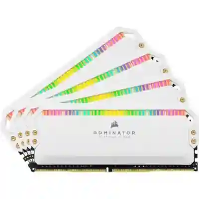 Kit memorie Corsair Dominator Platinum RGB 32GB, DDR4-3200MHz, CL16, Quad Channel