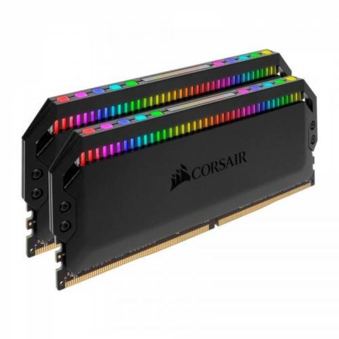 Kit memorie Corsair Dominator Platinum RGB 32GB DDR4-3466MHz, CL16, Dual Channel