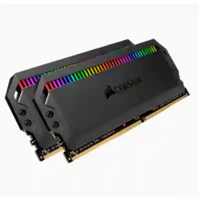 Kit memorie Corsair Dominator Platinum RGB 32GB, DDR4-3600MHz, CL14, Dual Channel
