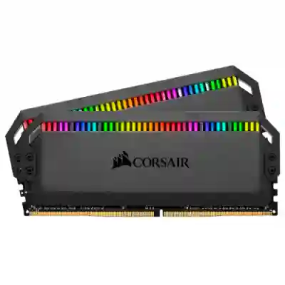 Kit Memorie Corsair Dominator Platinum RGB 32GB, DDR4-4000MHz, CL18, Dual Channel