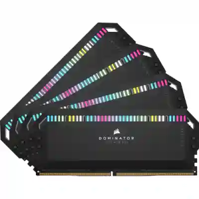 Kit memorie Corsair Dominator Platinum RGB 64GB, DDR5-6400MHz, CL32, Quad Channel