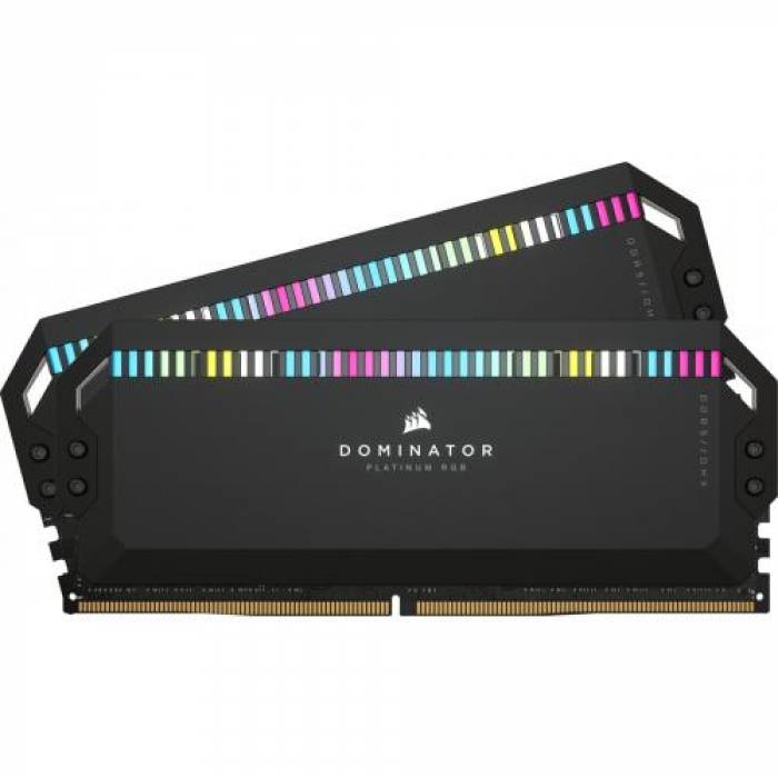 Kit Memorie Corsair Dominator Platinum RGB AMD EXPO 32GB, DDR5-6000MHz, CL36, Dual Channel