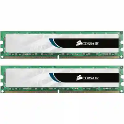 Kit Memorie Corsair Value Select 4GB DDR3-1333MHz, CL9, Dual Channel