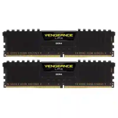 Kit Memorie Corsair Vengeance Black 16GB, DDR4-3200MHz, CL16