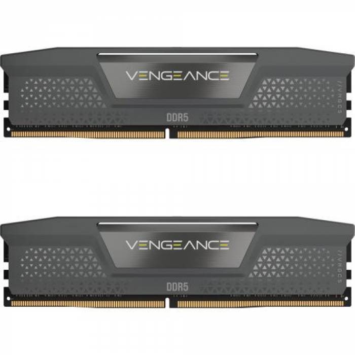 Kit Memorie Corsair Vengeance Grey AMD EXPO 32GB, DDR5-6000MHz, CL36, Dual Channel