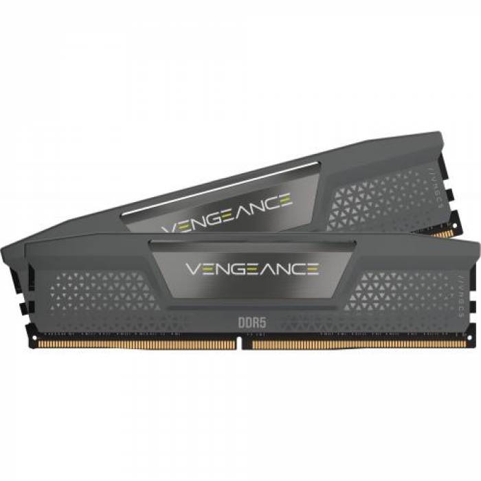 Kit Memorie Corsair Vengeance Grey AMD EXPO 32GB, DDR5-6000MHz, CL36, Dual Channel