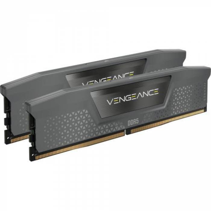 Kit Memorie Corsair Vengeance Grey AMD EXPO 32GB, DDR5-6000MHz, CL36, Dual Channel