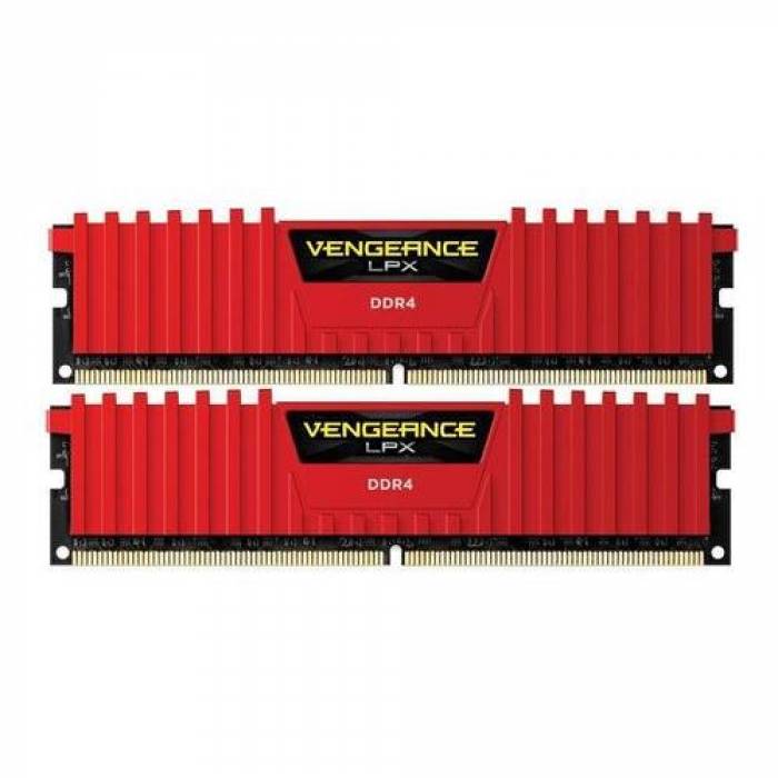 Kit memorie Corsair Vengeance LPX 16GB, DDR4-3200Mhz, CL16, Dual Channel