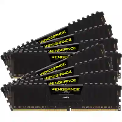 Kit memorie Corsair Vengeance LPX 256GB, DDR4-3600MHz, CL18, Quad Channel