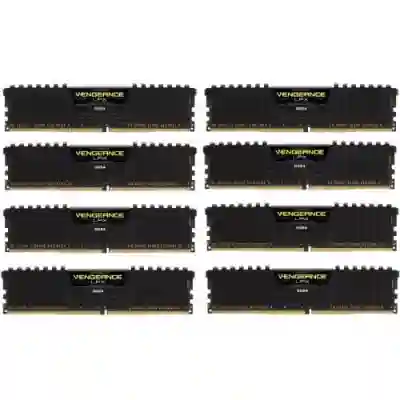 Kit Memorie Corsair Vengeance LPX Black 128GB, DDR4-3000Mhz, CL16, Quad Channel