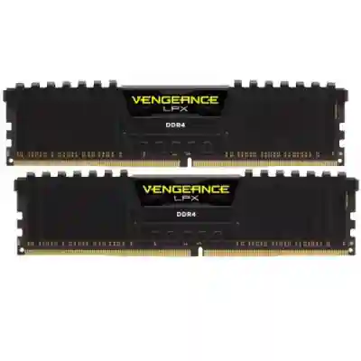 Kit Memorie Corsair Vengeance LPX Black 16GB DDR4-2400Mhz, CL14