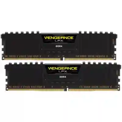 Kit Memorie Corsair Vengeance LPX Black 16GB DDR4-2400Mhz, CL16, Dual Channel