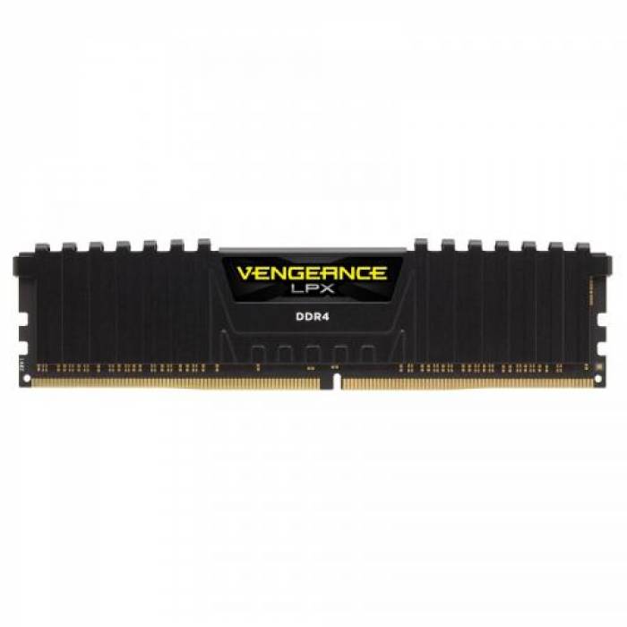 Kit Memorie Corsair Vengeance LPX Black 16GB DDR4-2400Mhz, CL16, Dual Channel