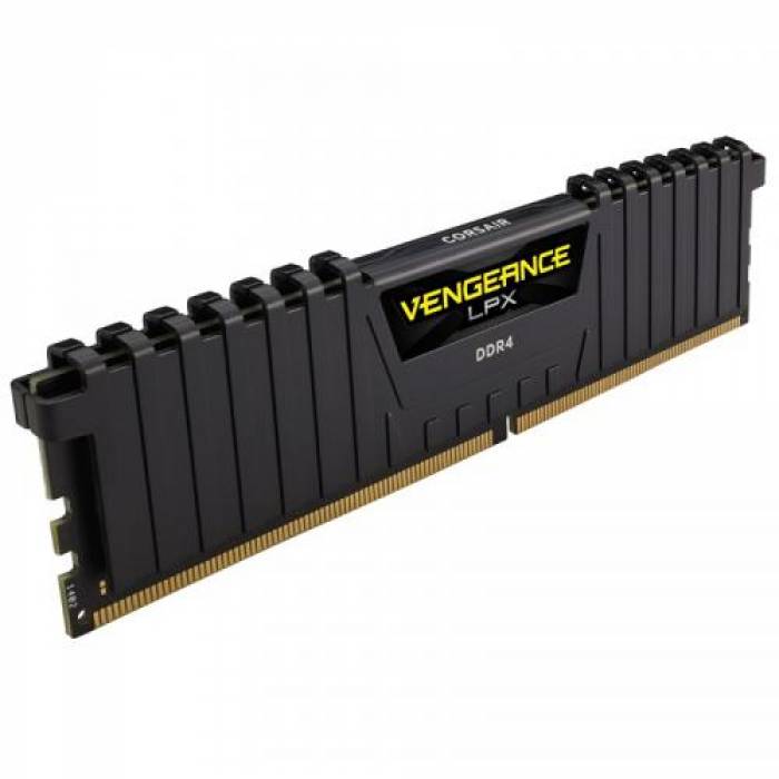 Kit Memorie Corsair Vengeance LPX Black 16GB, DDR4-3600MHz, CL18, Dual Channel