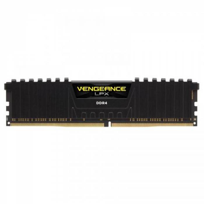 Kit Memorie Corsair Vengeance LPX Black 16GB, DDR4-4133MHz, CL19, Dual Channel