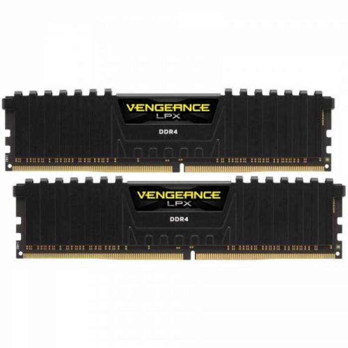 Kit Memorie Corsair Vengeance LPX Black 16GB, DDR4-4266MHz, CL19, Dual Channel