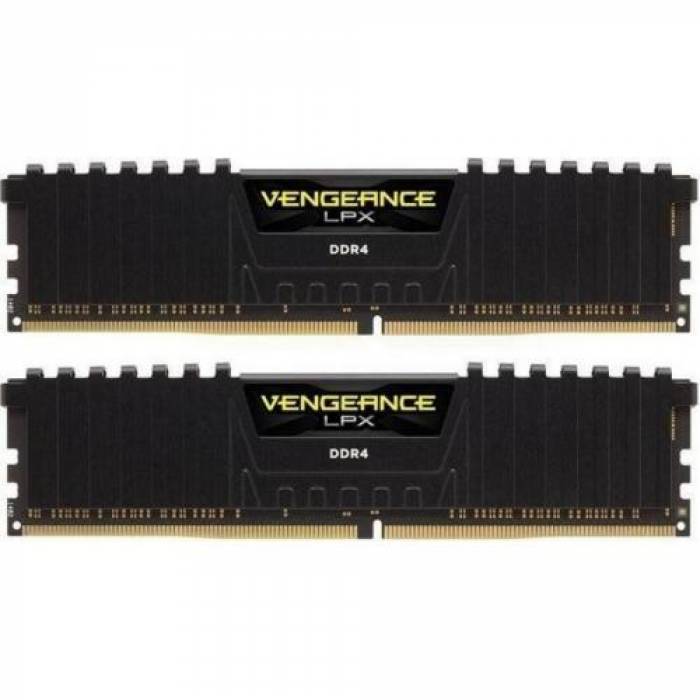 Kit Memorie Corsair Vengeance LPX Black 32GB DDR4-3000MHz, CL15