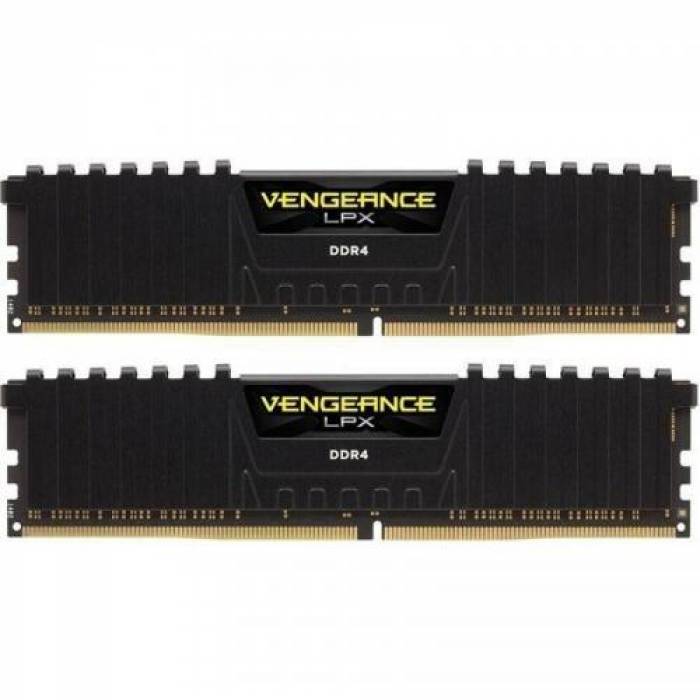 Kit Memorie Corsair Vengeance LPX Black 32GB, DDR4-3000MHz, CL16, Dual Channel