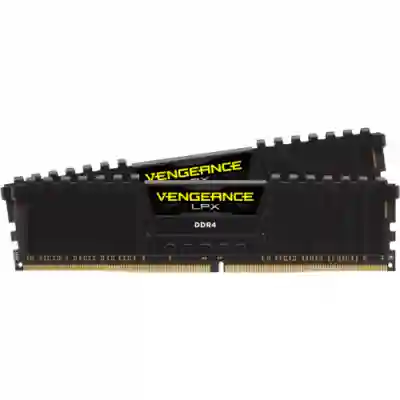 Kit Memorie Corsair Vengeance LPX Black, 64GB, DDR4-2400MHz, CL16, Dual Channel
