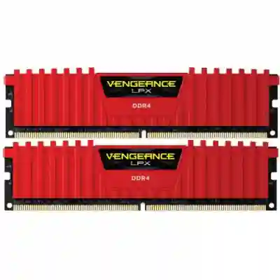 Kit Memorie Corsair Vengeance LPX Red 16GB DDR4-3200Mhz, CL16 Dual Channel