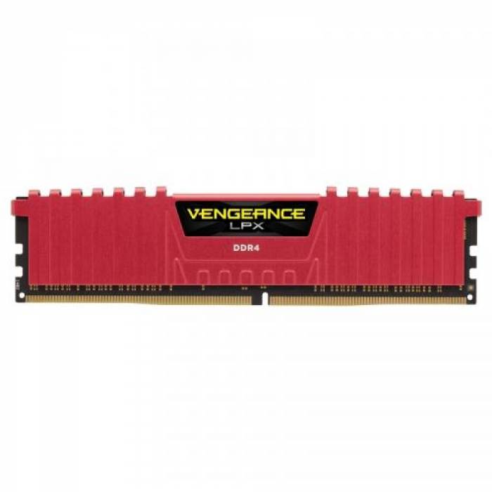 Kit Memorie Corsair Vengeance LPX Red 64GB DDR4-2133Mhz, CL13 Quad Channel