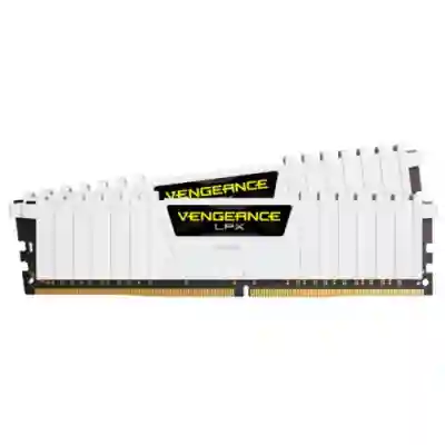Kit Memorie Corsair Vengeance LPX White, 32GB, DDR4-3200MHz, CL16, Dual Channel