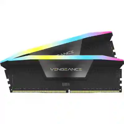 Kit Memorie Corsair Vengeance RGB 32GB, DDR5-5600MHz, CL40, Dual Channel