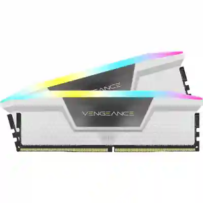 Kit Memorie Corsair Vengeance RGB 32GB, DDR5-6200MHz, CL36, Dual Channel