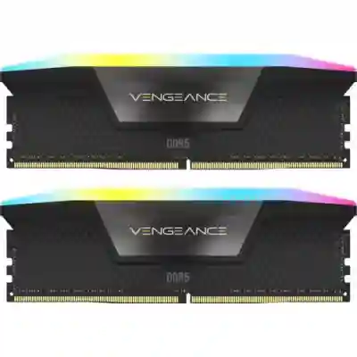 Kit Memorie Corsair Vengeance RGB 48GB, DDR5-7000MHz, CL40, Dual Channel