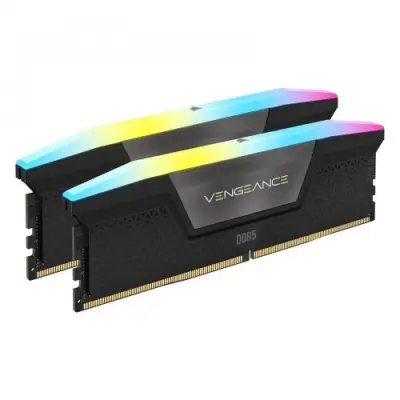 Kit Memorie Corsair Vengeance RGB, 64GB, DDR5-5600MHz, CL36, Quad Channel