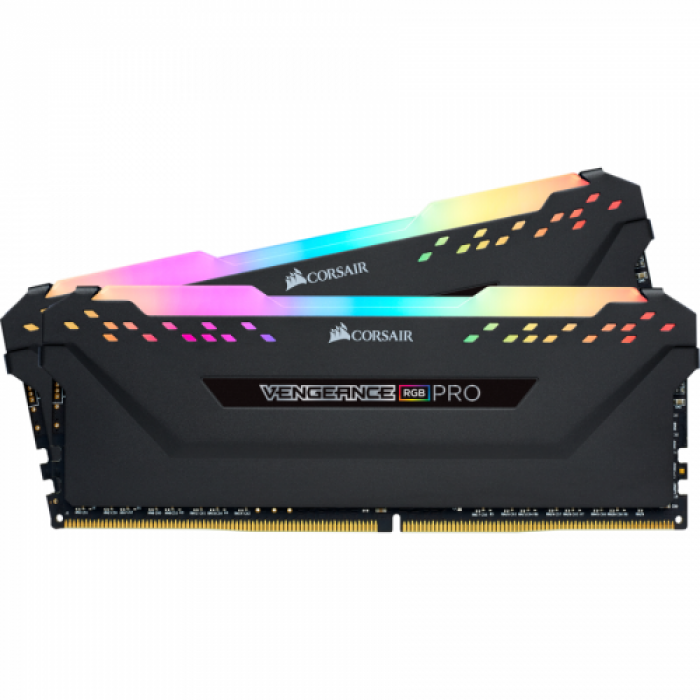 Kit memorie Corsair Vengeance RGB PRO 32GB, DDR4-3600MHz, CL18, Dual Channel