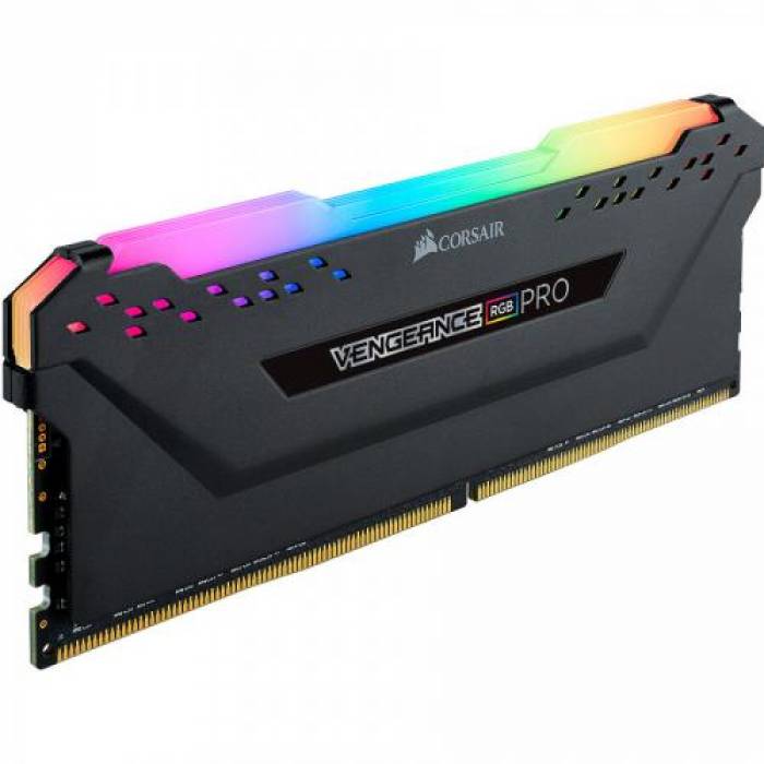 Kit memorie Corsair Vengeance RGB Pro LED 128GB, DDR4-3200MHz, CL16