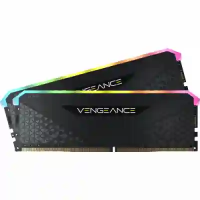 Kit Memorie Corsair Vengeance RGB RS 16GB, DDR4-3200MHz, CL16, Dual Channel