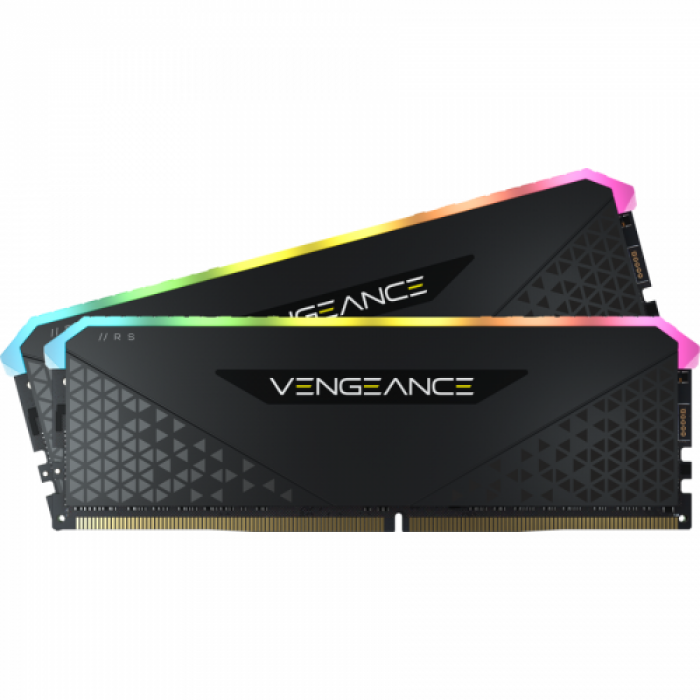 Kit Memorie Corsair Vengeance RGB RS 16GB, DDR4-3600MHz, CL18, Dual Channel