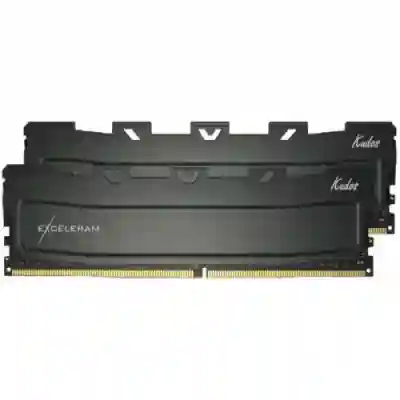 Kit Memorie Exceleram Black Kudos 16GB, DDR4-3000MHz, CL16, Dual Channel