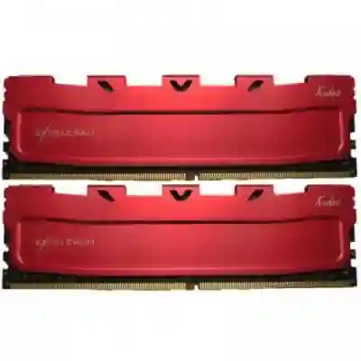 Kit Memorie Exceleram Red Kudos 16GB, DDR4-3000MHz, CL16, Dual Channel
