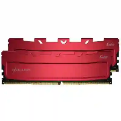 Kit Memorie Exceleram Red Kudos 16GB, DDR4-3200MHz, CL16, Dual Channel